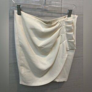 IRO cream mini skirt size 40